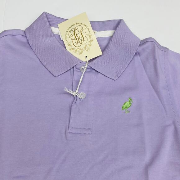NWT TBBC Size 12-18M Prim & Proper Polo in Lauderdale Lavender - Picture 2 of 3
